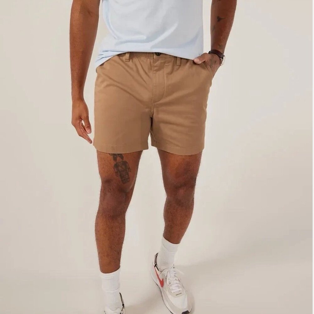 Original Chubbies shorts, 4.5" inseam, dark khaki